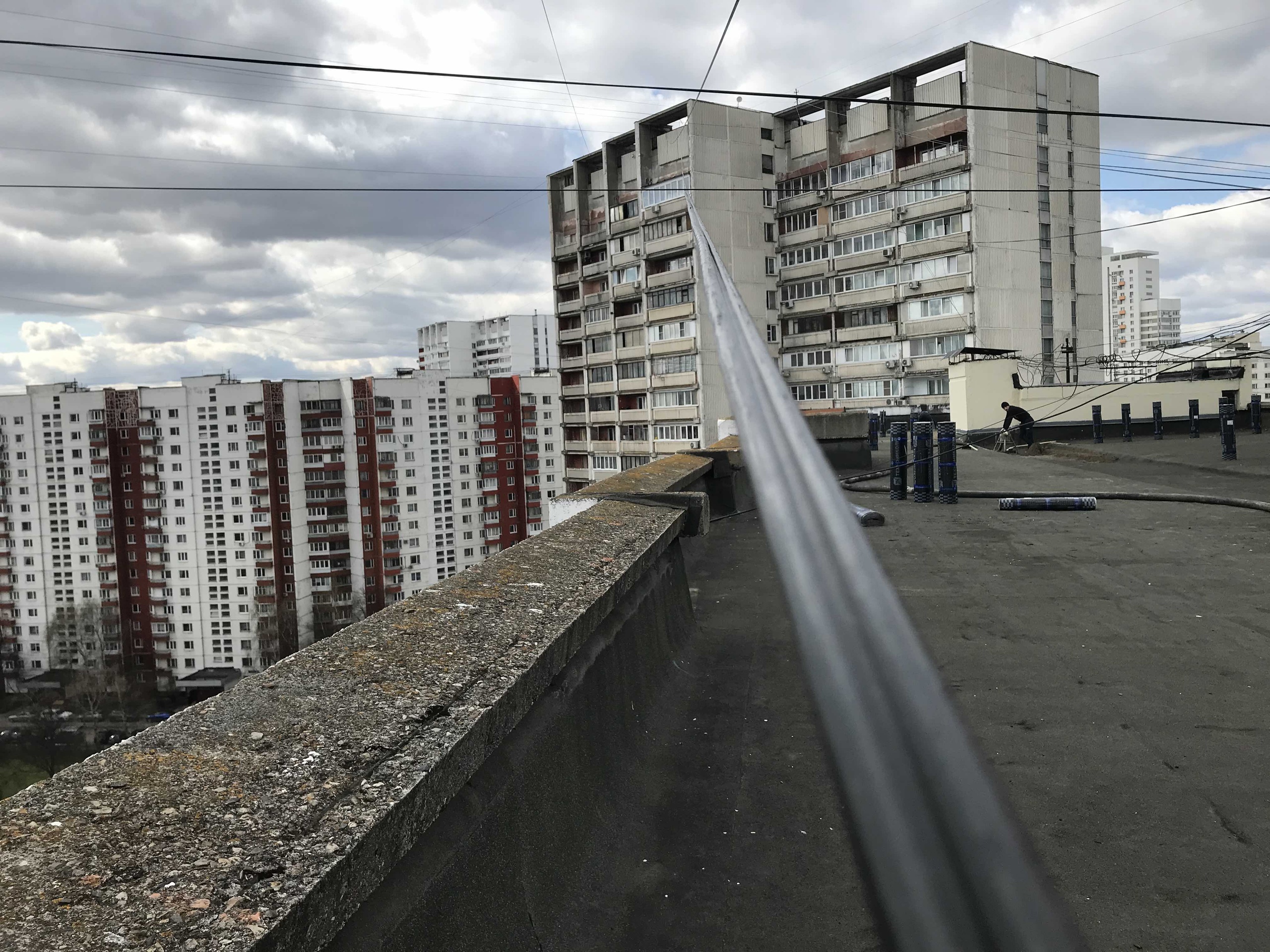 Протяжка кабеля волс оптического 