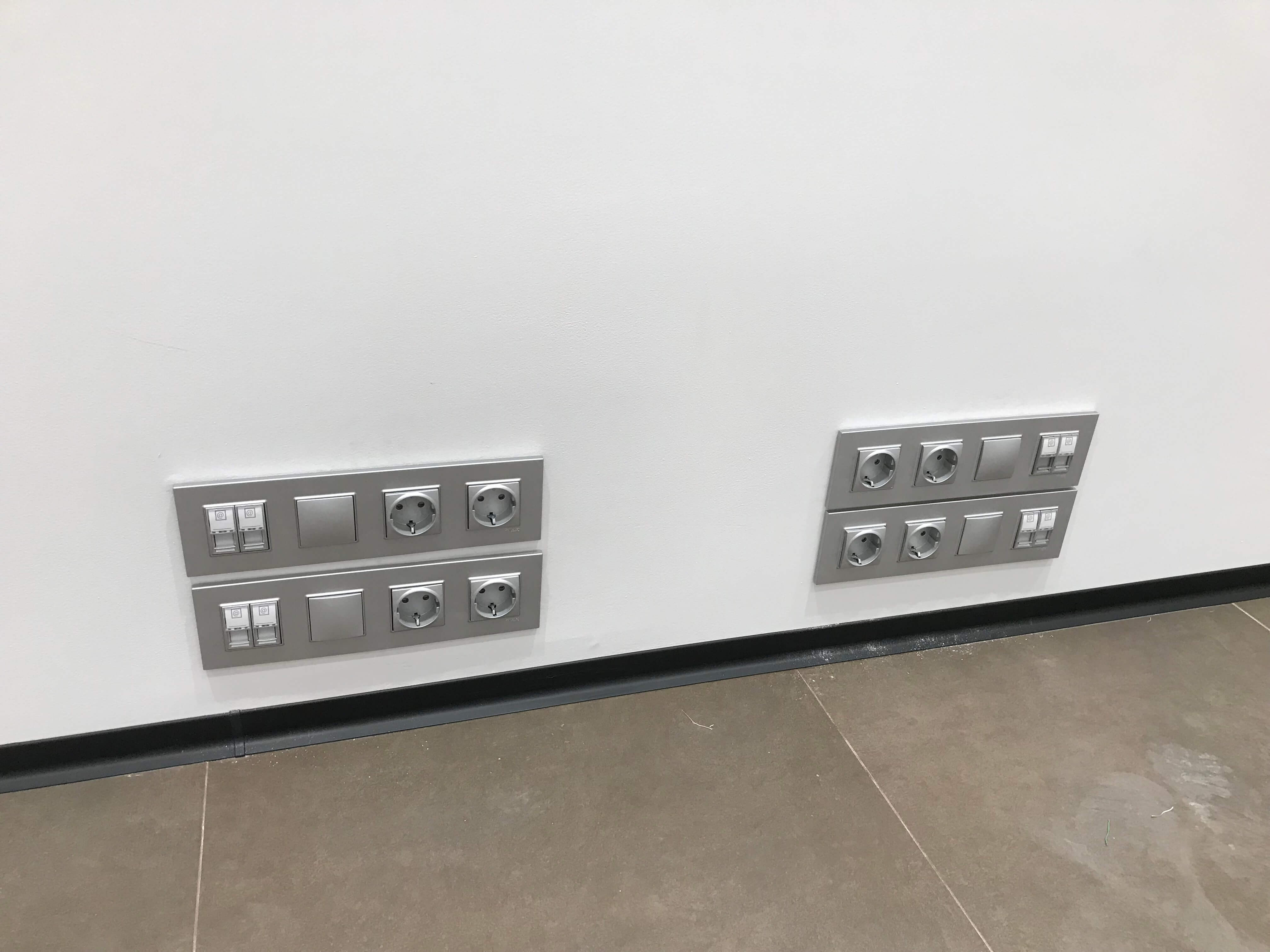 установка розеток rj-45
